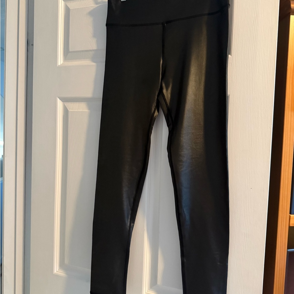 American Eagle Outfitters Shiny Black Leggings